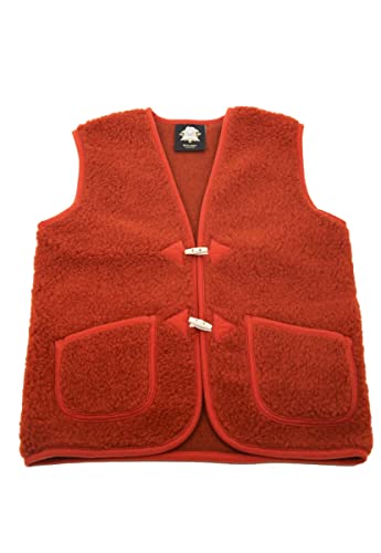 Wollweste Colorado Terra Unisex Weste Merinowolle kuschelig weich & warm Größe XXL von Hollert