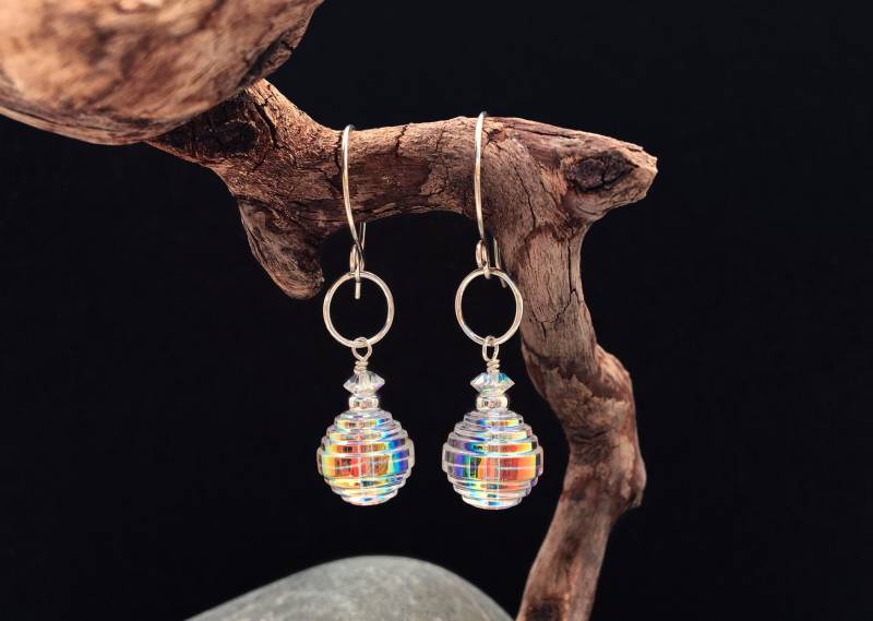 Kristall Honig Topf Ohrringe Kristall Honig Topf Ohrringe von HollisJjewelry