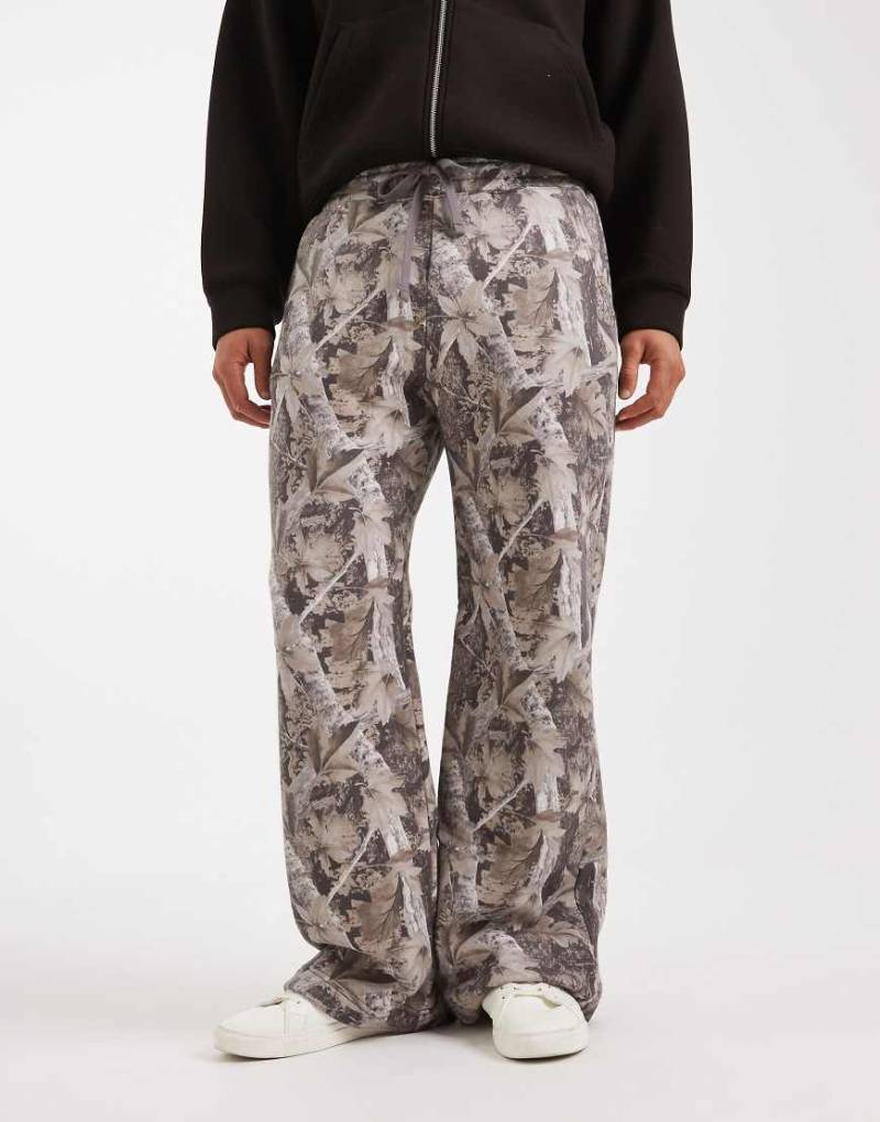 Hollister - Bootcut-Jogginghose mit Military-Muster-Bunt von Hollister