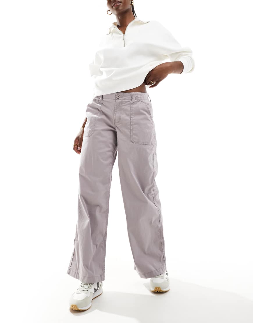 Hollister - Cargohose in Rosa mit niedrigem Bund-Neutral von Hollister