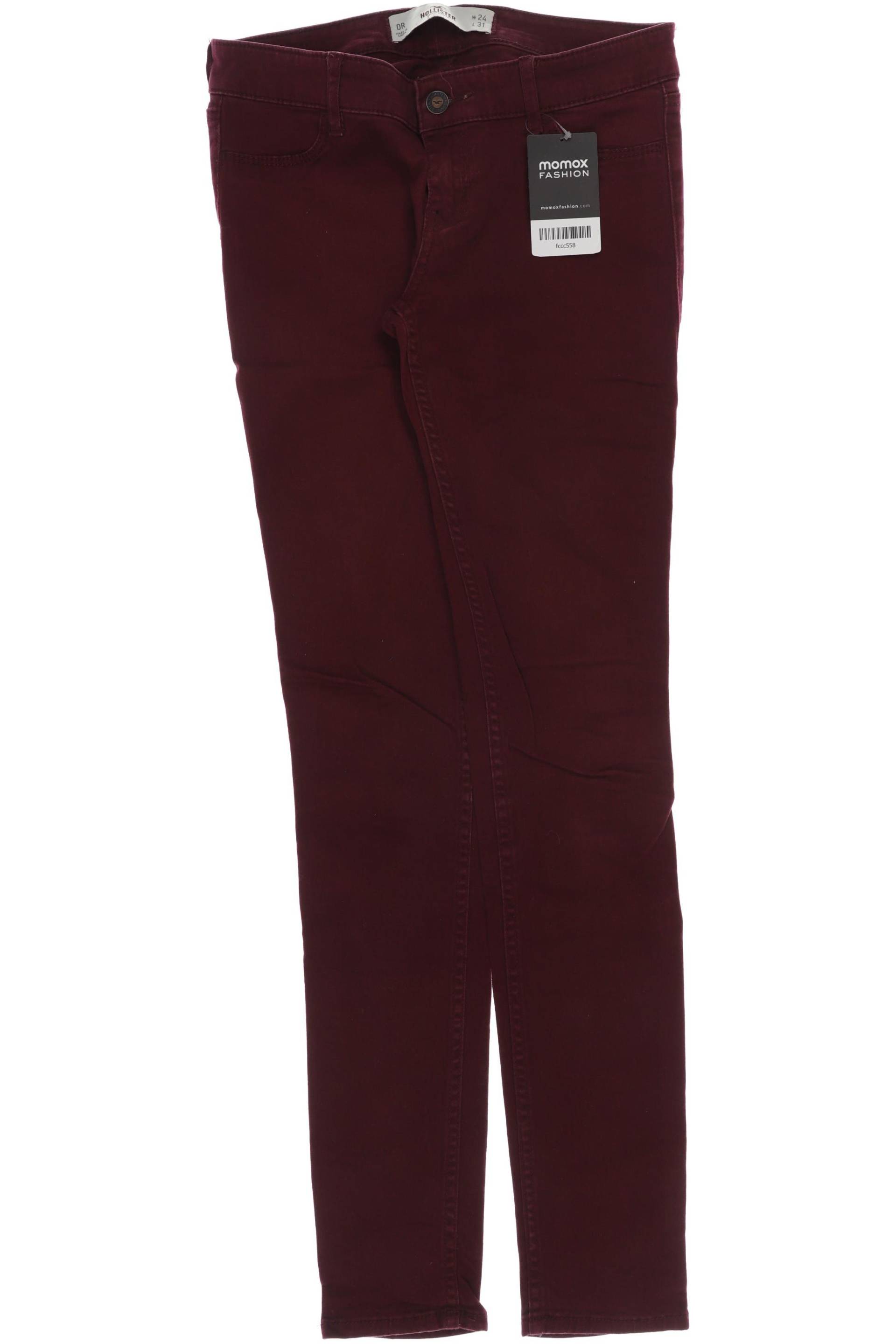 Hollister Damen Jeans, bordeaux von Hollister