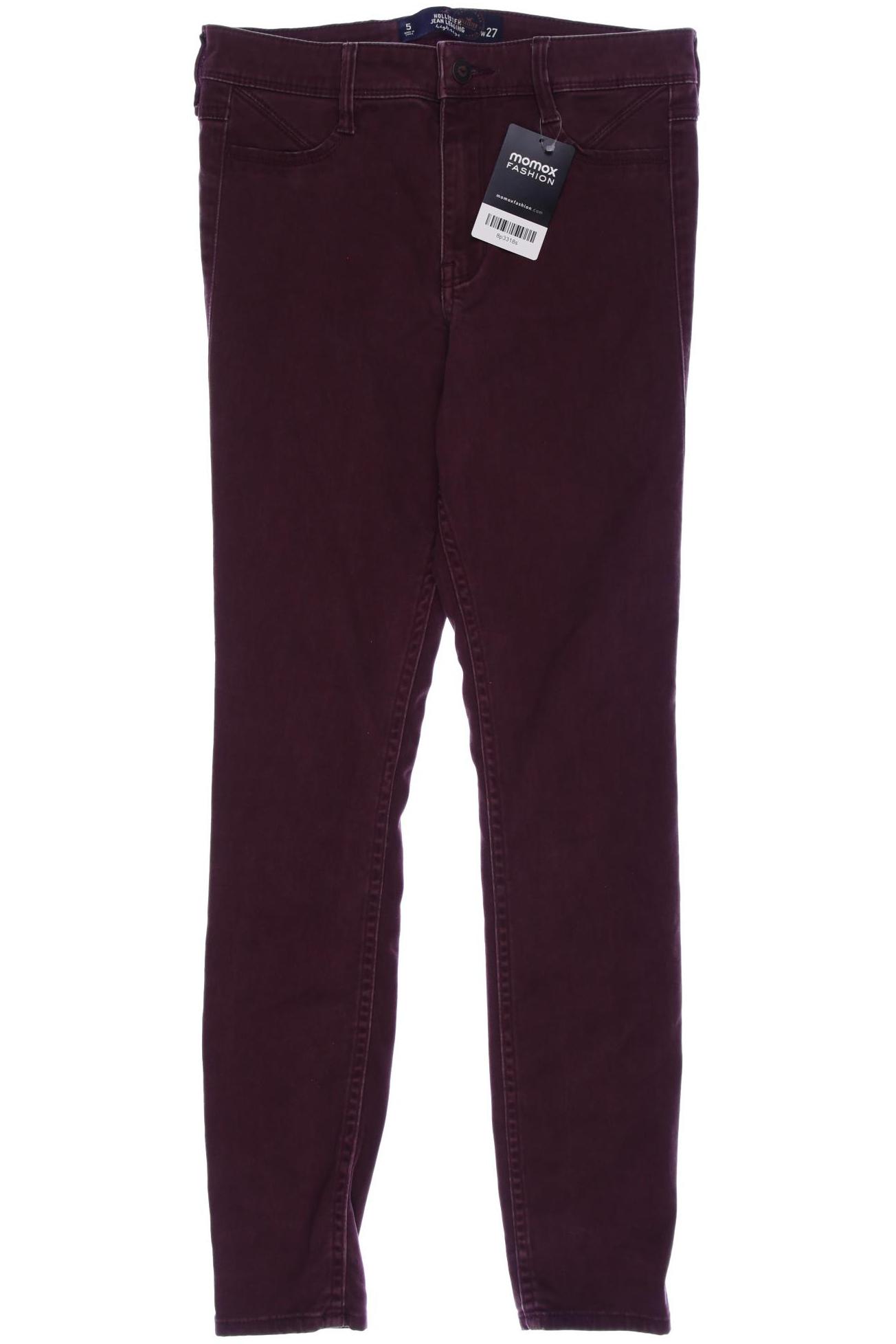 Hollister Damen Jeans, bordeaux von Hollister