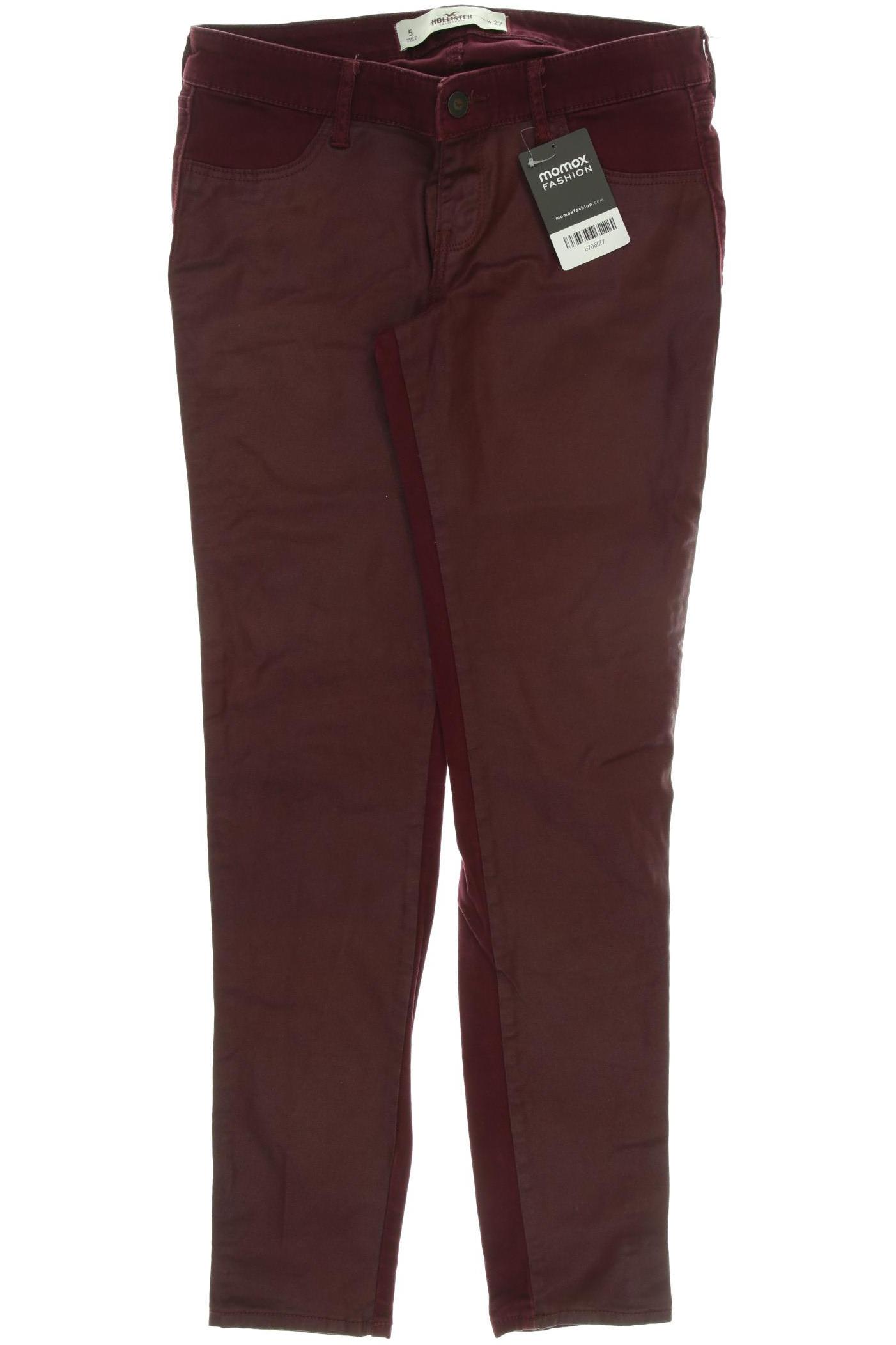 Hollister Damen Jeans, bordeaux von Hollister