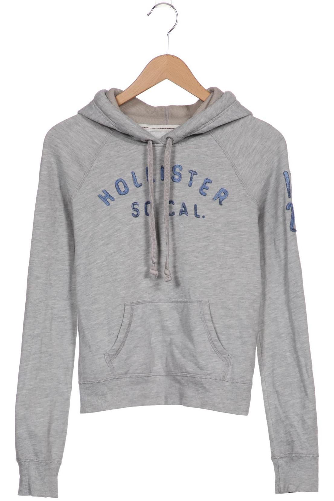 Hollister Damen Kapuzenpullover, grau, Gr. 36 von Hollister