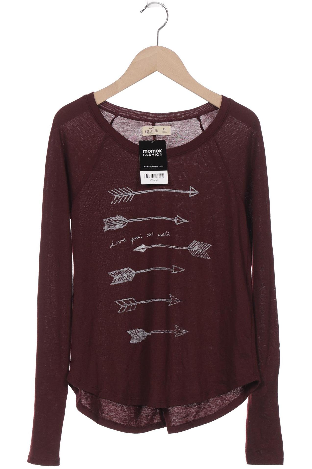 Hollister Damen Langarmshirt, bordeaux von Hollister