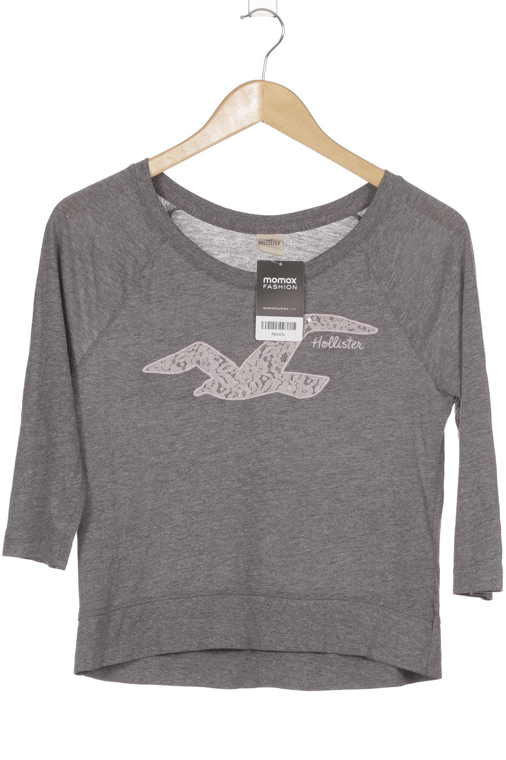 Hollister Damen Langarmshirt, grau, Gr. 34 von Hollister