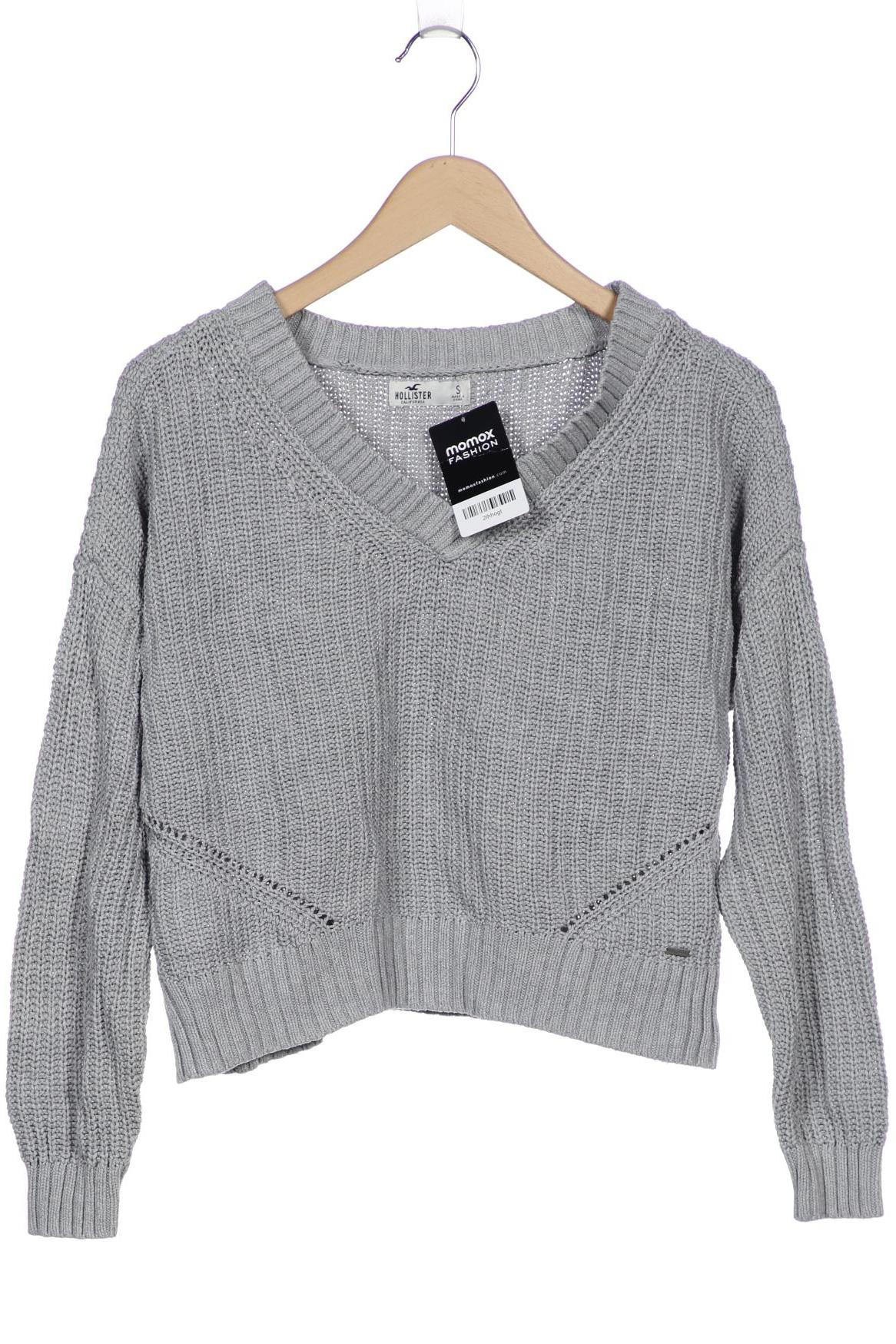 Hollister Damen Pullover, grau, Gr. 36 von Hollister