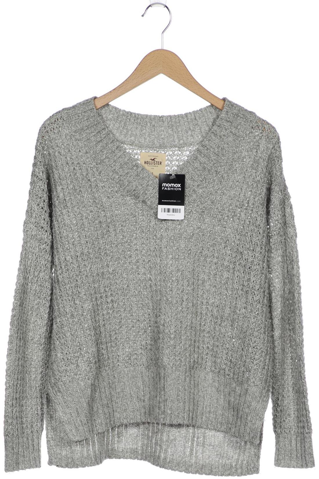 Hollister Damen Pullover, grau, Gr. 36 von Hollister