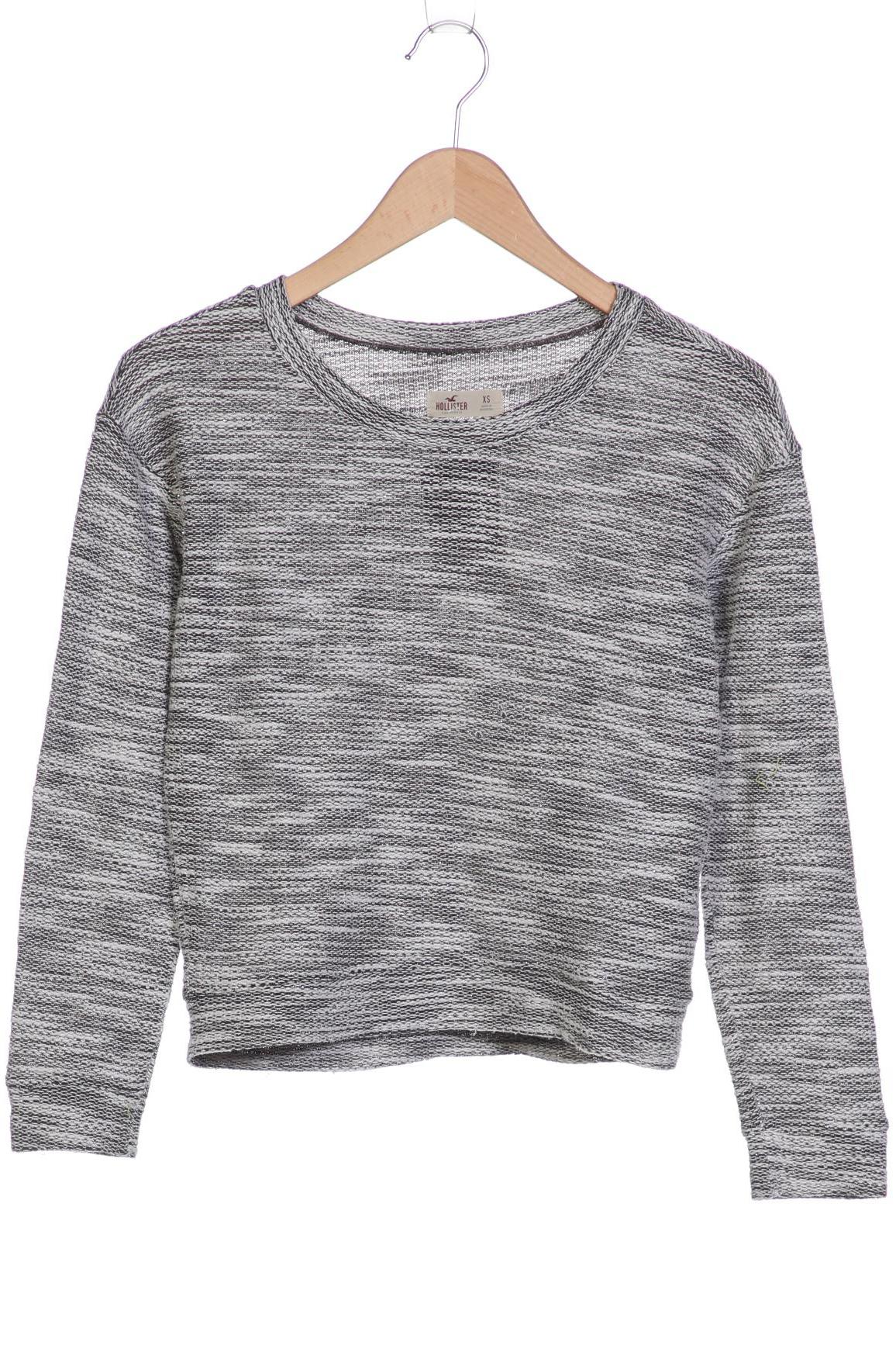 Hollister Damen Pullover, grau, Gr. 34 von Hollister