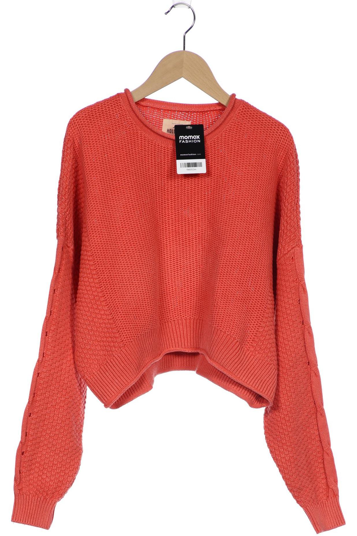 Hollister Damen Pullover, orange, Gr. 34 von Hollister