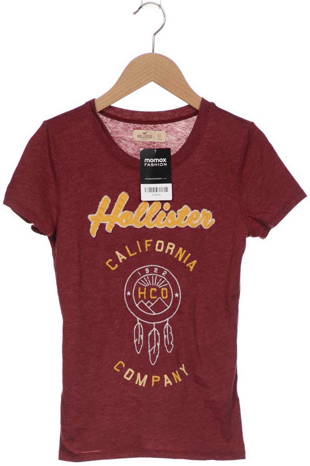 Hollister Damen T-Shirt, bordeaux von Hollister