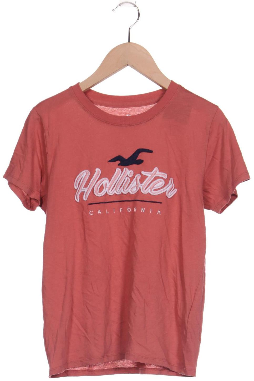 Hollister Damen T-Shirt, orange, Gr. 34 von Hollister