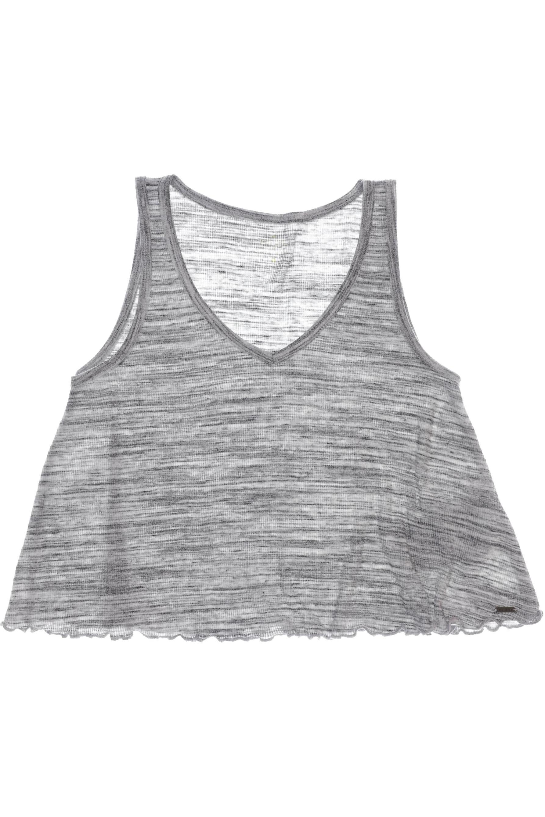 Hollister Damen Top, grau, Gr. 32 von Hollister