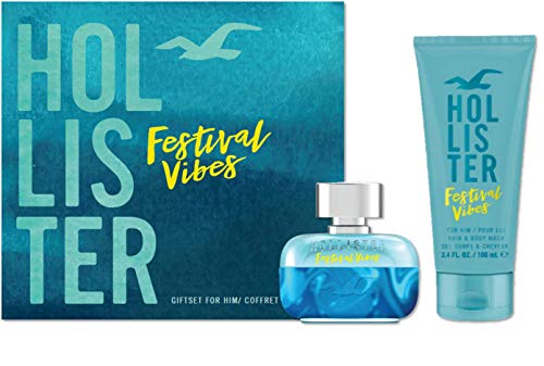 Hollister Festival Vibes for Him Eau de Toilette und Haar/Körperwaschmittel Hollister Festival Vibes for Him Eau de Toilette und Haar/Körperwaschmittel von Hollister