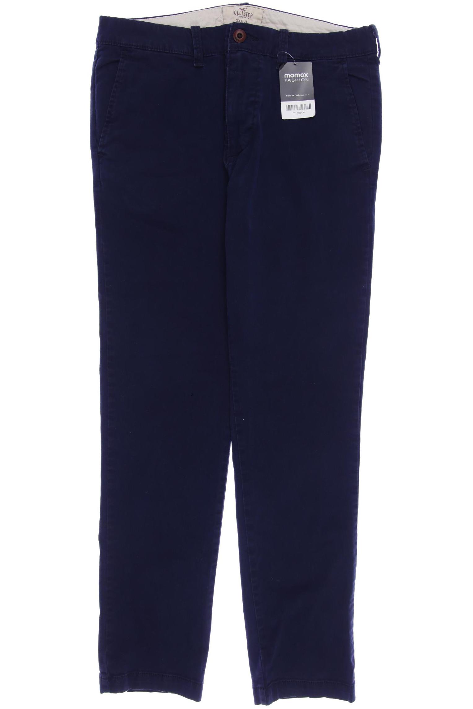 Hollister Herren Stoffhose, marineblau von Hollister