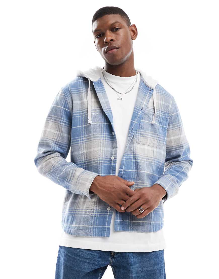 Hollister - Karierte Hemdjacke in Blau-Bunt Hollister - Karierte Hemdjacke in Blau-Bunt von Hollister