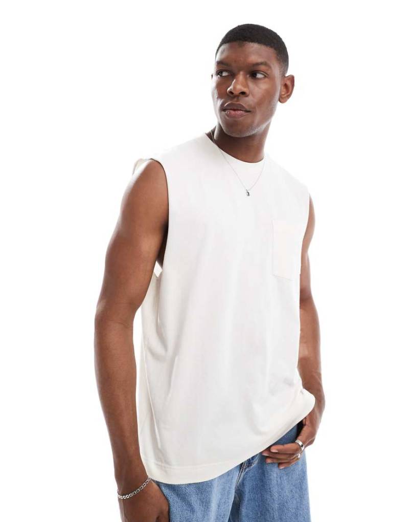 Hollister - Kastiges Trägertop in Beige mit Tasche-Neutral von Hollister