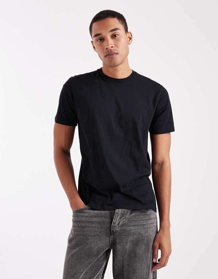 Hollister - Klassisches, kurzärmliges T-Shirt in Schwarz von Hollister