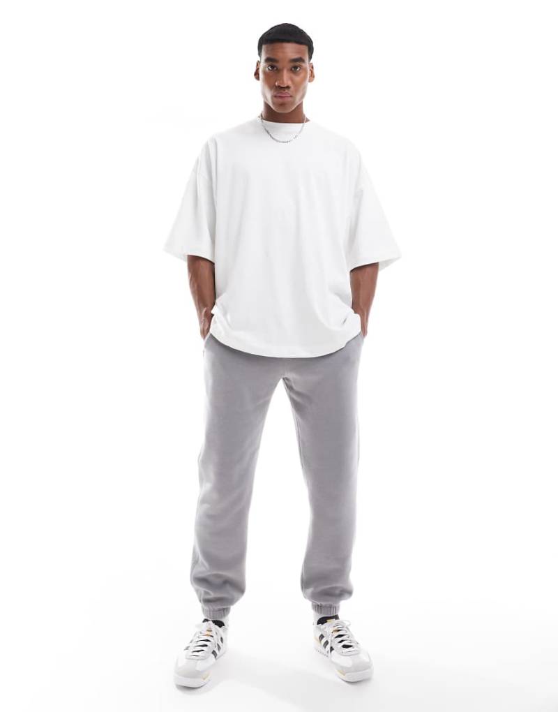 Hollister - Lässig geschnittene Jogginghose in grauer Waschung von Hollister