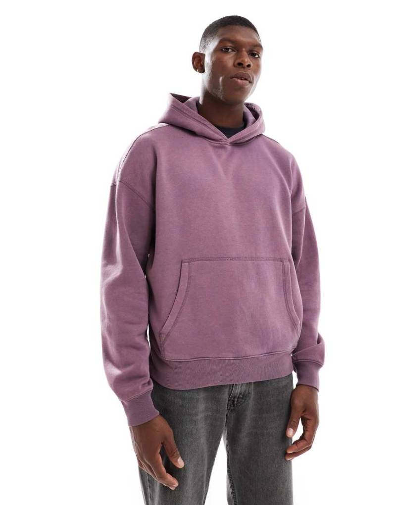 Hollister - Lässiger Kapuzenpullover in Rosa mit Fronttasche von Hollister
