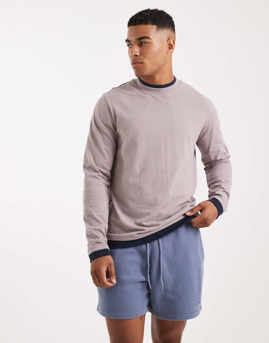 Hollister - Weite, knielange Shorts in Marineblau von Hollister