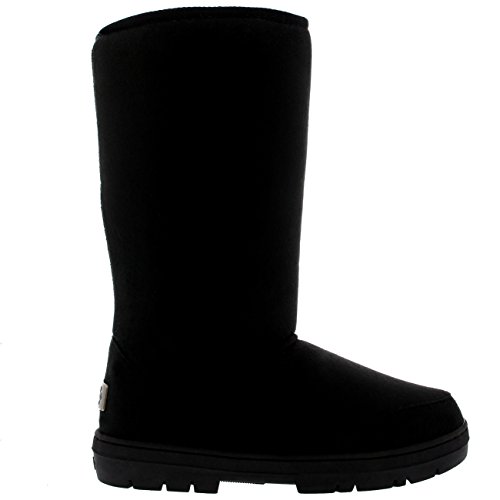Holly Womens Original Tall Classic Waterproof Winter Rain Snow Boots - Black - 5-38 - AEA0205 von Holly