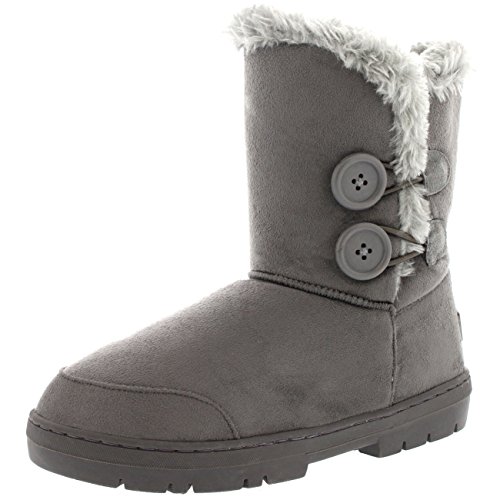 Snow Boot , Damen Schneeschuhe , Grau - grau - Größe: 38 EU (5 UK) von Holly