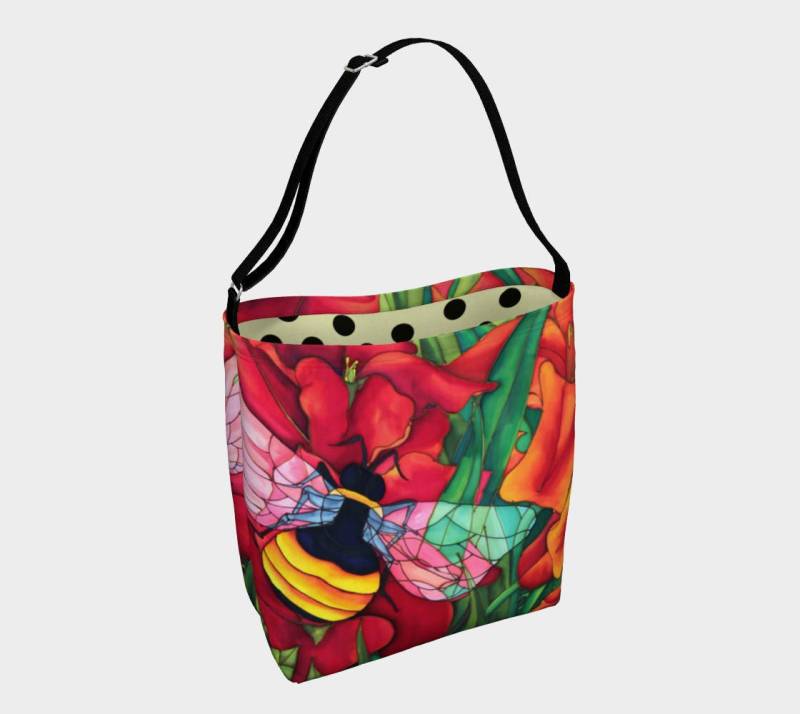 Garten Biene Tote Garten Biene Tote von HollyCarrArt