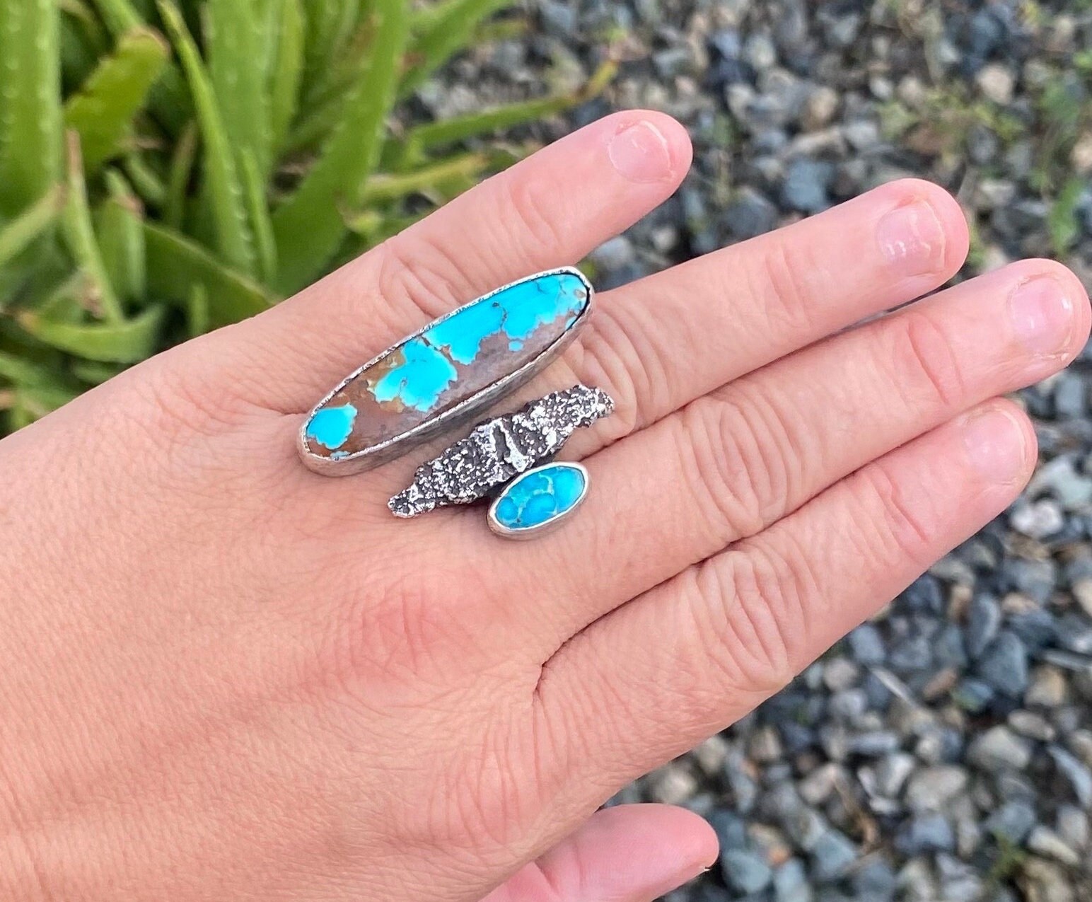 Türkis Ring, Royston, Türkis, Sterling Silber, Schmuck Türkis Ring, Royston, Türkis, Sterling Silber, Schmuck von HollyPresley