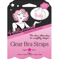 Hollywood Fashion Secrets - Clear Bra Straps 2 pairs von Hollywood Fashion Secrets