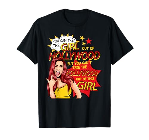 Retro Girl aus Hollywood - Comic Style - Hollywood Girl T-Shirt Retro Girl aus Hollywood - Comic Style - Hollywood Girl T-Shirt von Hollywood Florida Home State Outfits & Designs