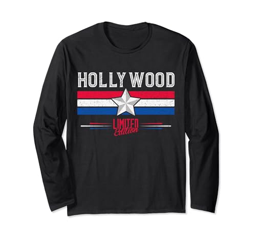 Hollywood T-Shirt Retro Vintage Shirt Geschenk Damen Herren Kinder Langarmshirt Hollywood T-Shirt Retro Vintage Shirt Geschenk Damen Herren Kinder Langarmshirt von Hollywood Shirts Limited Edition T-Shirt Tee