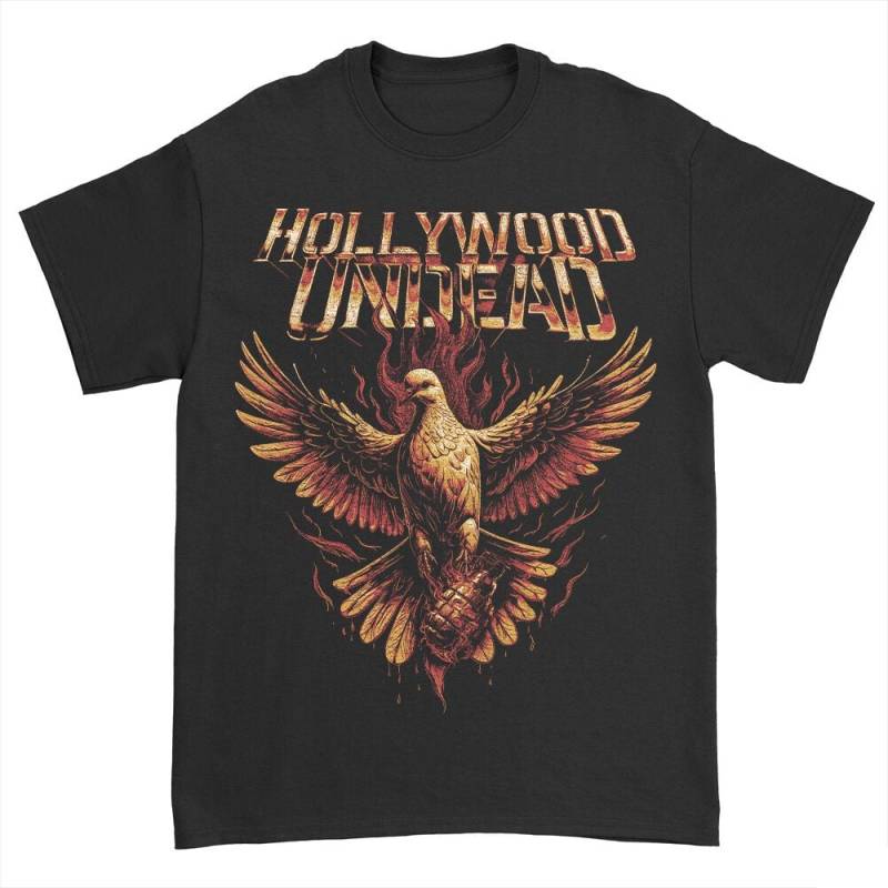 Hollywood Undead T-Shirt - Bird Flames - S bis XXL - für Männer - Größe XL - schwarz  - Lizenziertes Merchandise! Hollywood Undead T-Shirt - Bird Flames - S bis XXL - für Männer - Größe XL - schwarz  - Lizenziertes Merchandise! von Hollywood Undead