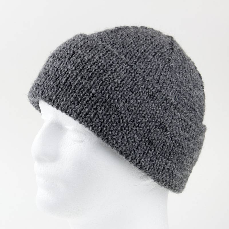Sehr Warme Hand Strickmütze Traditionellen Holzkohle Watch; Slouchy Beanie; Couture Stil Volle Rippe Stricken; 100 % Wolle; Für Mann Oder Unisex von HollywoodGuy