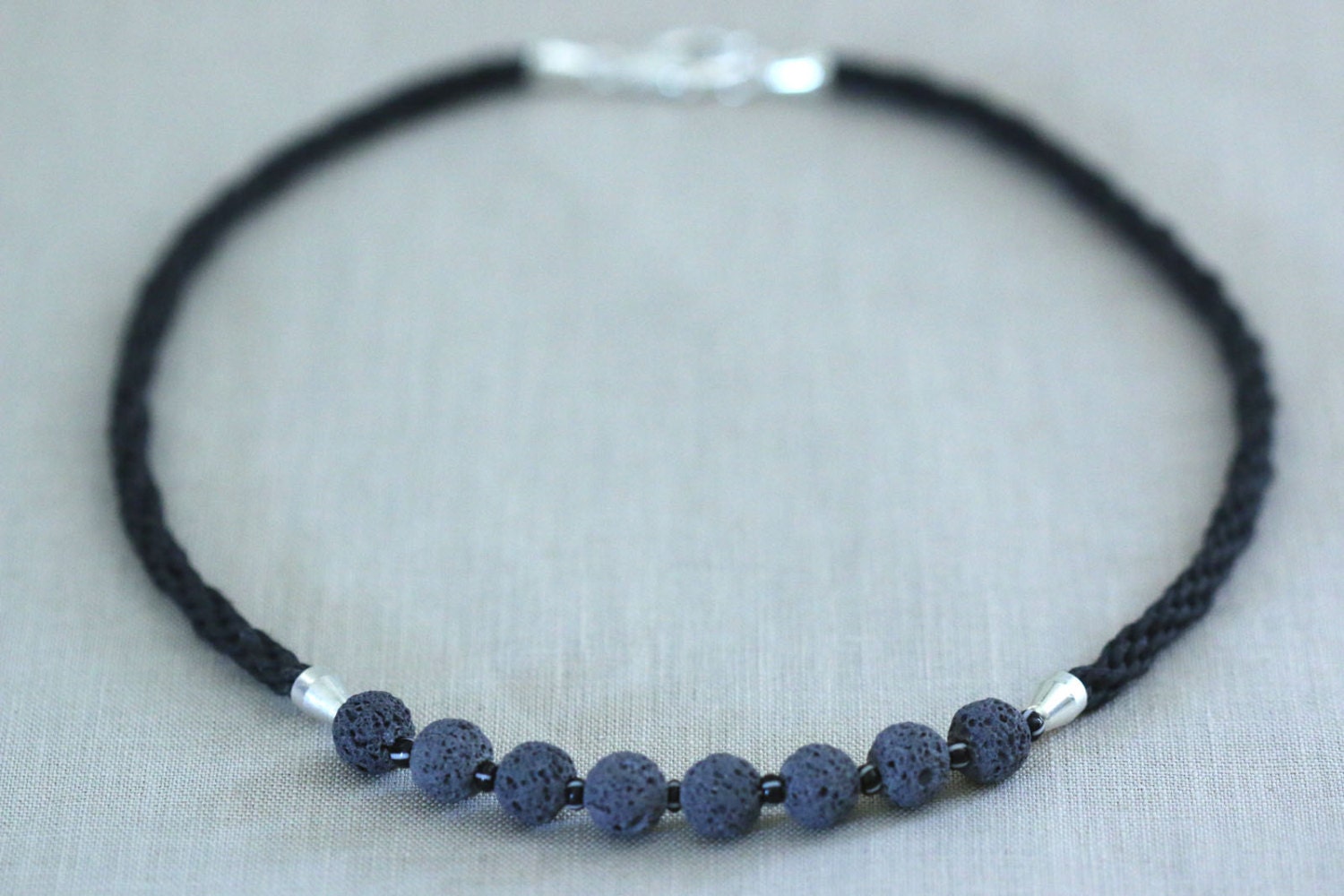 Vulkan Rock Kumihimo Braded Halskette Hollywood Guy Original ® Hand Made in Usa von HollywoodGuy