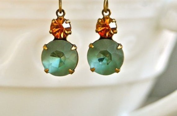 Blue Smoke, Frosted Grey & Smokey Topaz Jewel Rhinestone Petite Dangle Earrings By Hollywood Hillbilly Blue Smoke, Frosted Grey & Smokey Topaz Jewel Rhinestone Petite Dangle Earrings By Hollywood Hillbilly von HollywoodHillbilly