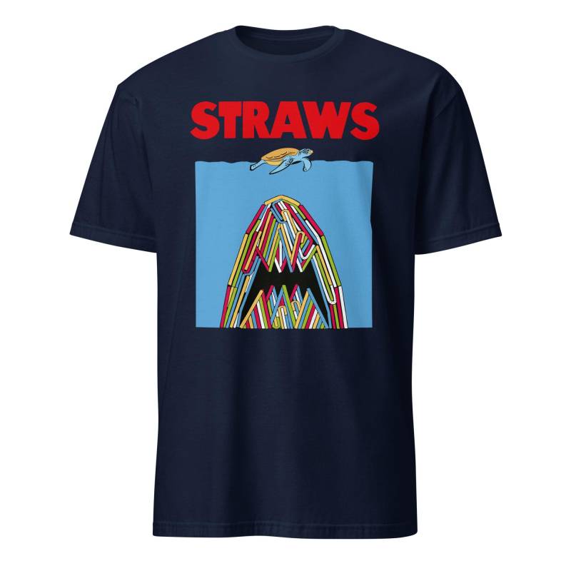 strohschildkröten-Film-Parodie-Shirt - Rettet Die Schildkröten-Shirt Den Ozean Meeresschildkröten Anti-stroh-Umweltklimawandel-Shirt von HollywoodTShirts