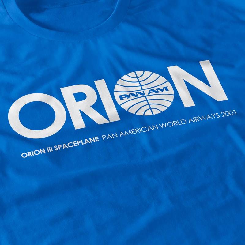 2001 Odyssee Im Weltraum T-Shirt - Orion Pan Am Retro Design von Blockbustees