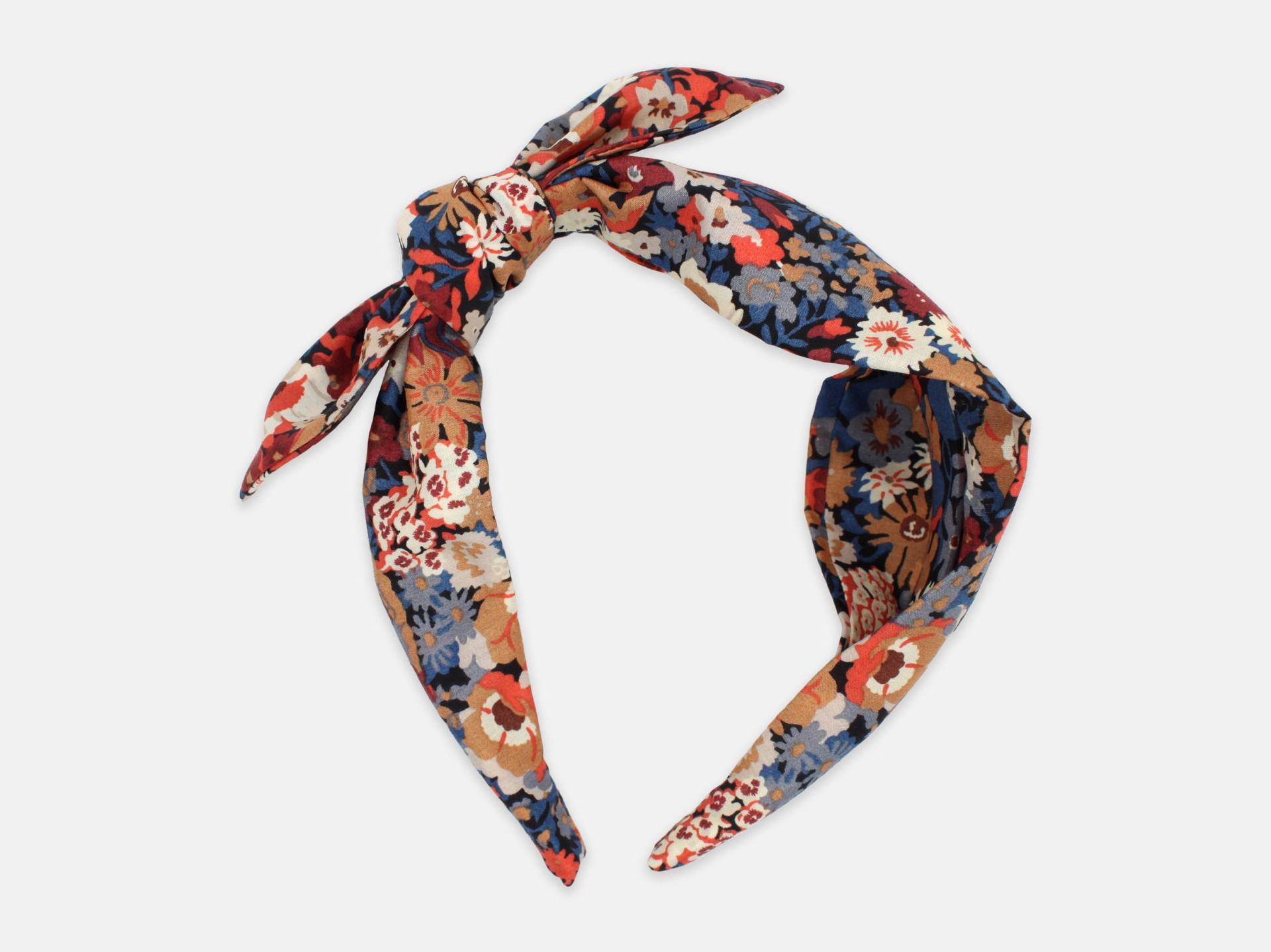 Liberty Fabric Side Bow Stirnband - Thorpe L Print Handgefertigtes Damen Haaraccessoire Blumengeschenk Für Sie von HolmeandMoss