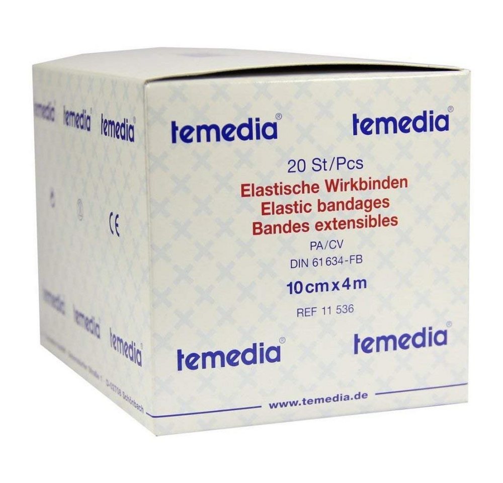 Holthaus Medical Wundpflaster Temedia Wirkbinde, 10 cm x 4 m, Klinikpackung à 20 von Holthaus Medical