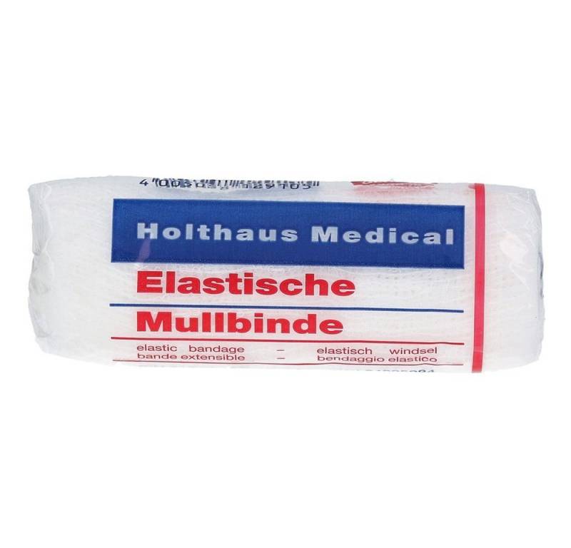 Holthaus Medical Wundpflaster YPSIFLEX Elast. Mullbinde PA:CV/CO, 10 cm x 4 m, Zellglas + von Holthaus Medical