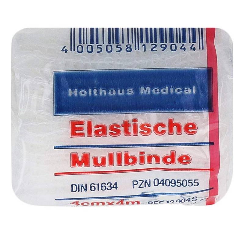 Holthaus Medical Wundpflaster YPSIFLEX Elast. Mullbinde PA:CV/CO, 4 cm x 4 m, Zellglas + von Holthaus Medical