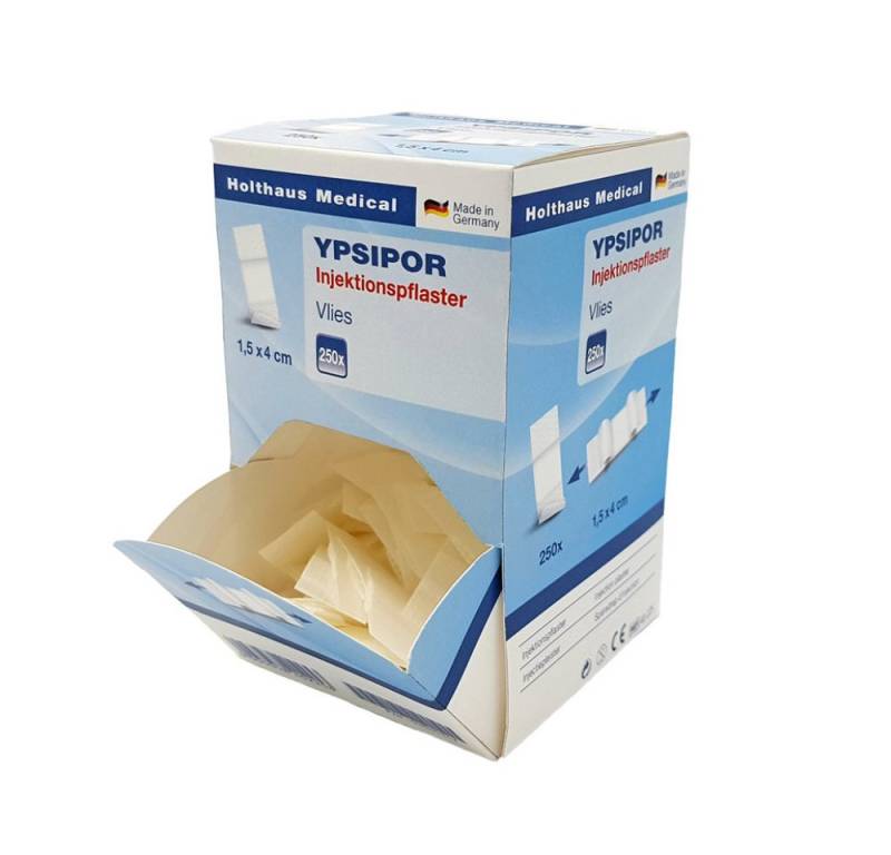 Holthaus Medical Wundpflaster Holthaus Ypsipor Injektionspflaster - 1,5 x 4 cm - 250 Stück, Packung von Holthaus Medical
