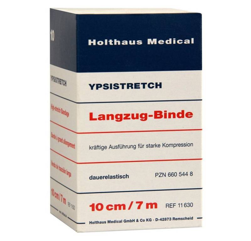 Holthaus Medical Wundpflaster YPSISTRETCH Langzug-Binde, 10 cm x 7 m, kräftig in Faltschachtel von Holthaus Medical