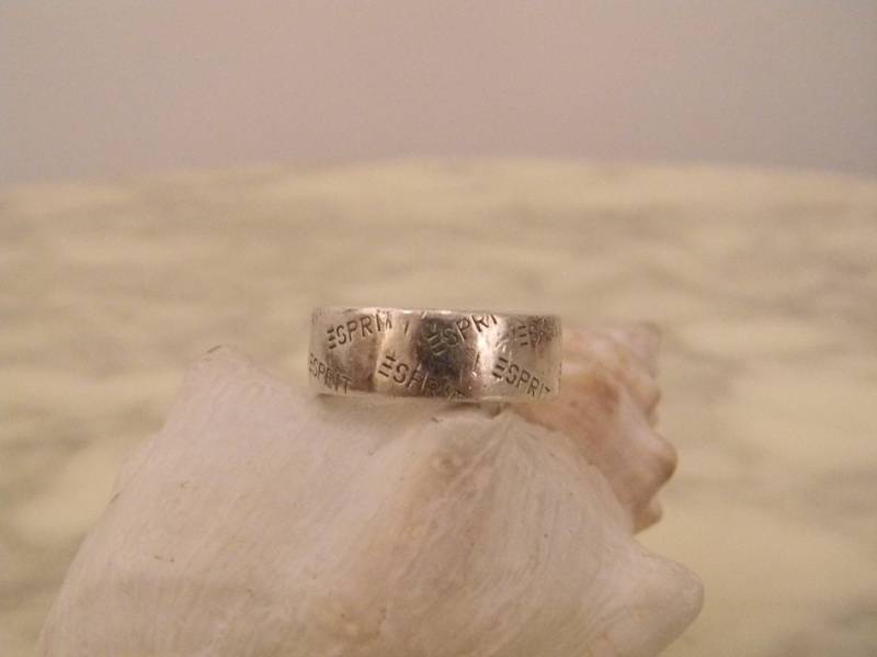 Schwerer Silber - Ring 925 Bandring von Holunderhof