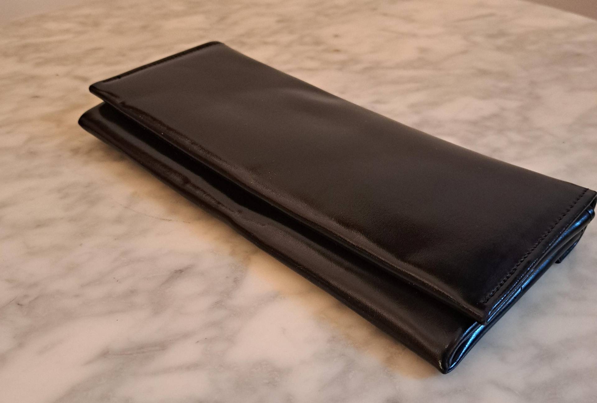 Vintage Schwarze Clutch von Holunderhof