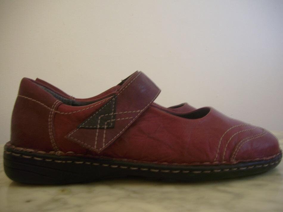 Zauberhafter Trotteur/Halbschuh Weinrot Gr.40 Zauberhafter Trotteur/Halbschuh Weinrot Gr.40 von Holunderhof