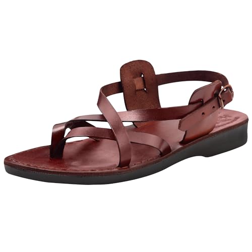 Heiligen Land Markt Camel Herren Echtleder biblischen Sandalen/Flip Flops 39 EU M von Holy Land Market