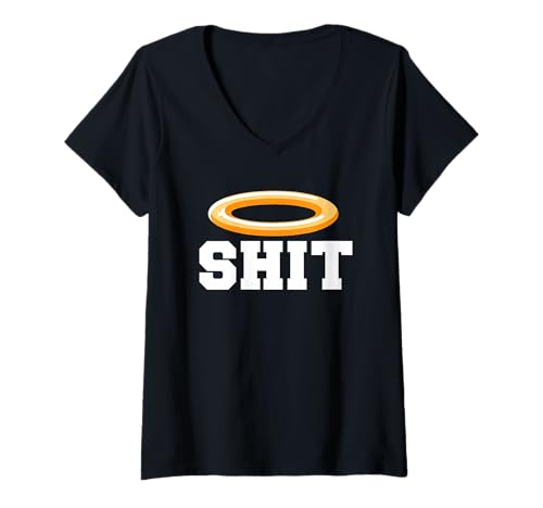 Damen Heilige Scheiße T-Shirt mit V-Ausschnitt Damen Heilige Scheiße T-Shirt mit V-Ausschnitt von Holy Shit