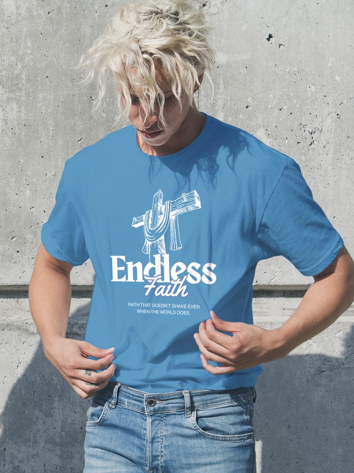 Endloser Glaube Christliches T-Shirt Unisex Endloser Glaube Christliches T-Shirt Unisex von HolyBeansClothing